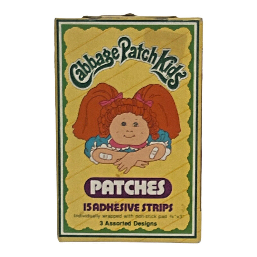 Cabbage Patch Red Head Doll OF 15 Bandages Adhesive Strips Complete