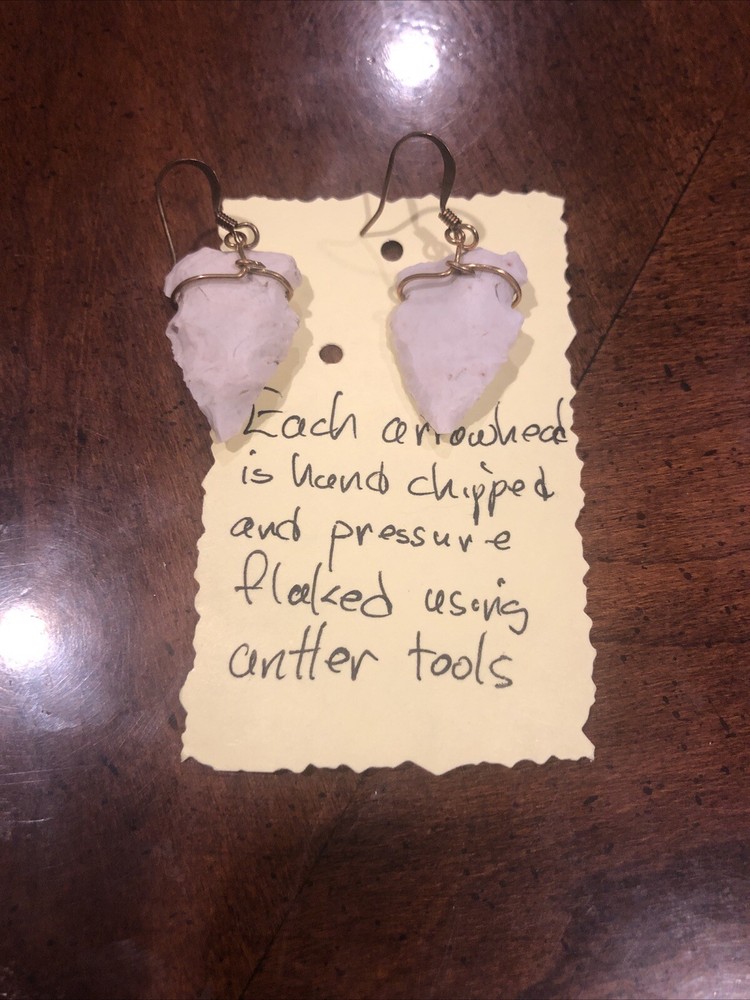 Pair Arrowhead Earrings