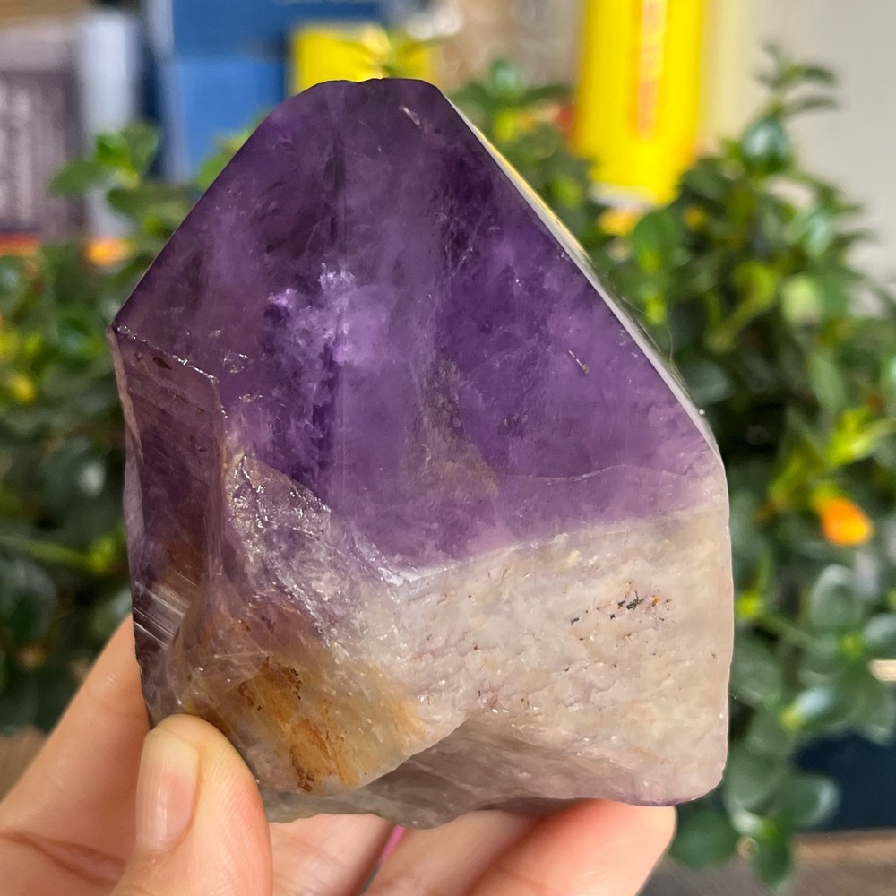 467g Natural Amethyst geode quartz clustercrystal specimen Healing
