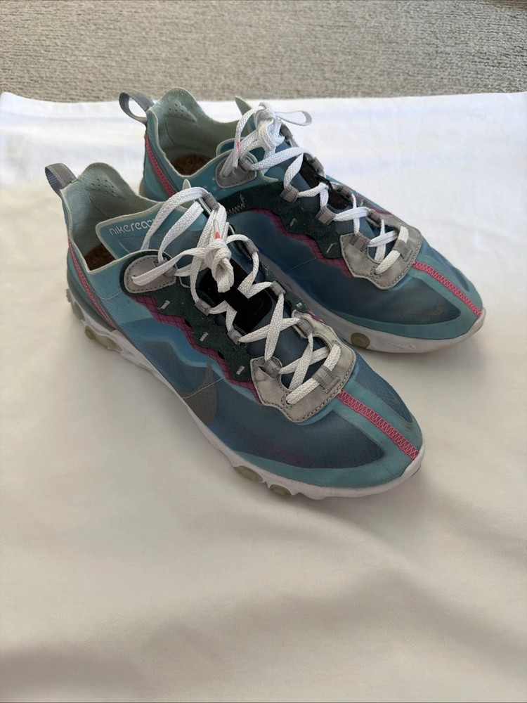 Nike React Element 87 Royal Tint 2019 Performance Runner Size 9.5 Used No Box