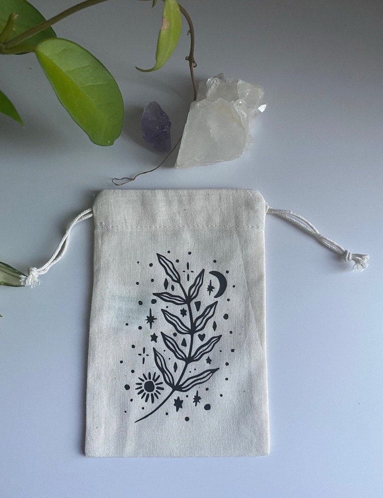 Tarot Bag, Crystals, Herbs, Flowers, Amulets