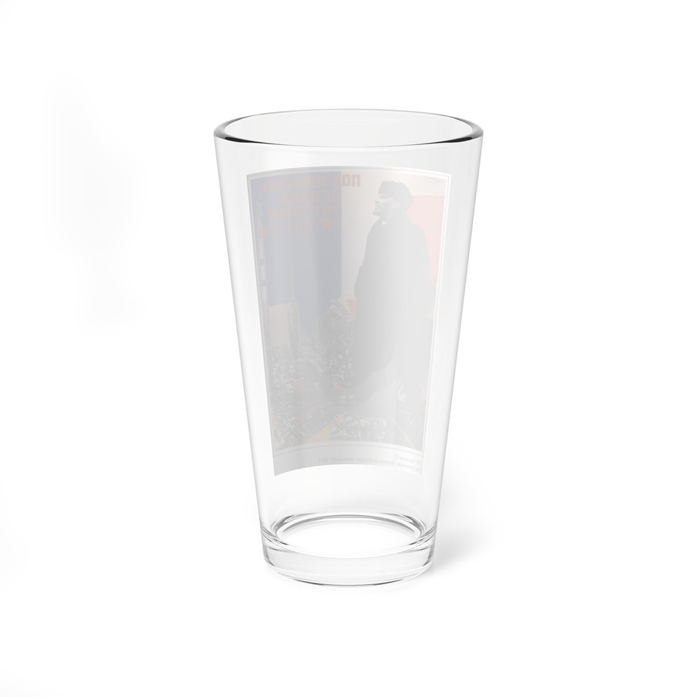 Soviet Era Poster 155 - Pint Glass 16oz