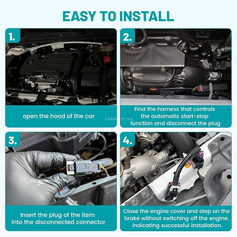 Auto Start Stop Harness Disable Delete Eliminator For 2019-24 Chevrolet Traverse