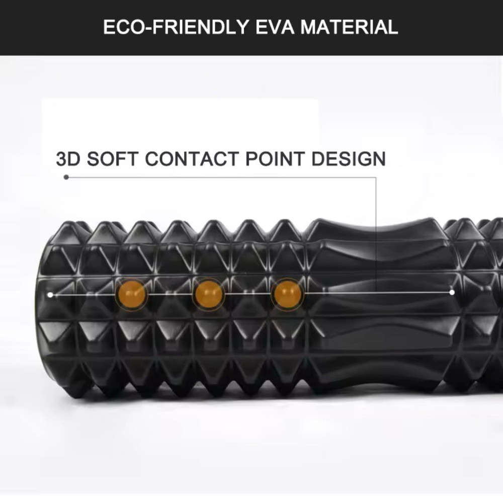 Blue Foam Roller 30cm Yoga Column