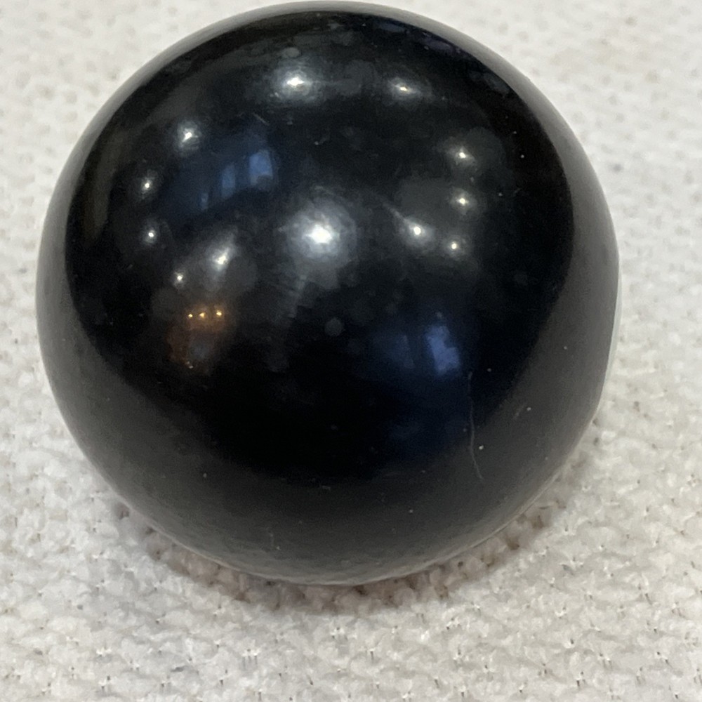 Vtg Billiard Ball Pool #8 Black Solid Replacement Aprox. 2 1/4"