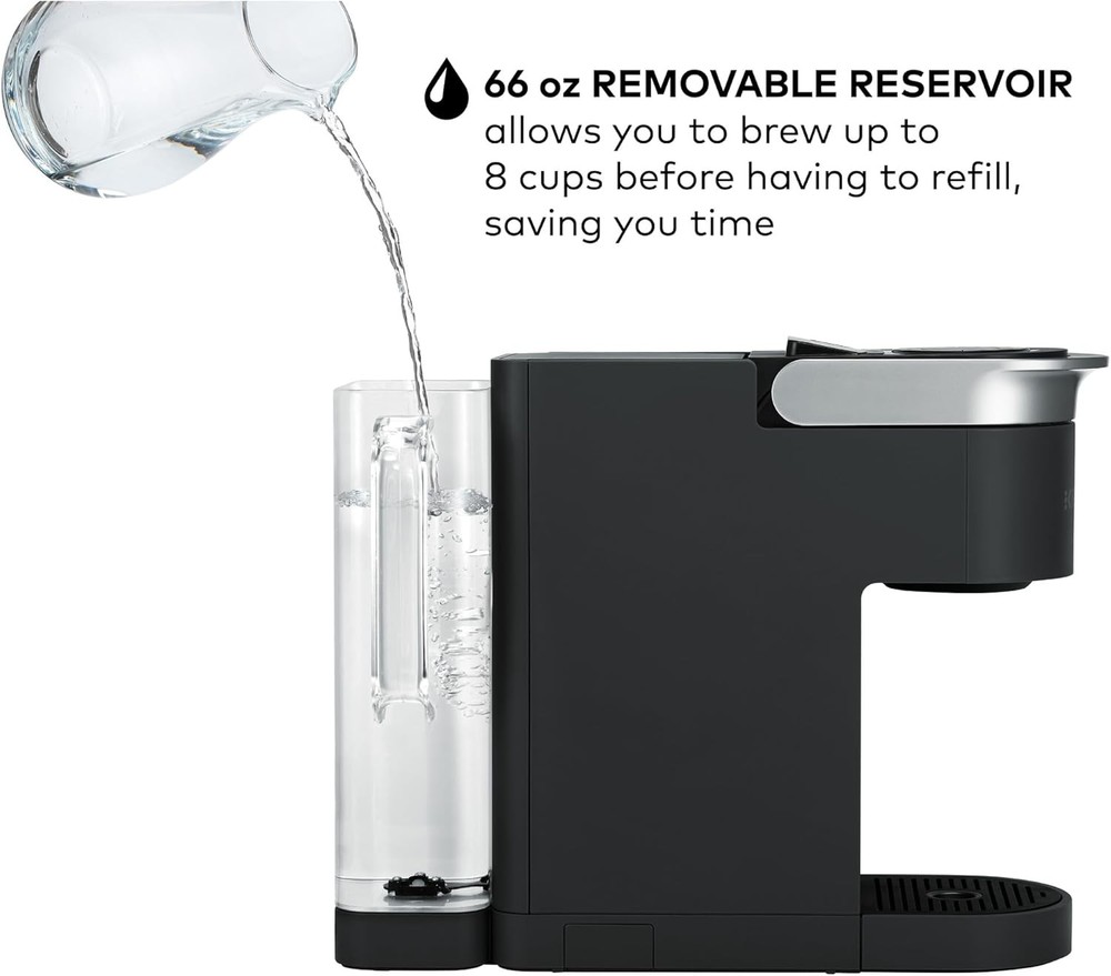 Programmable Coffee Maker, MultiStream Technology, Brews 6-12oz Cup Sizes, Black