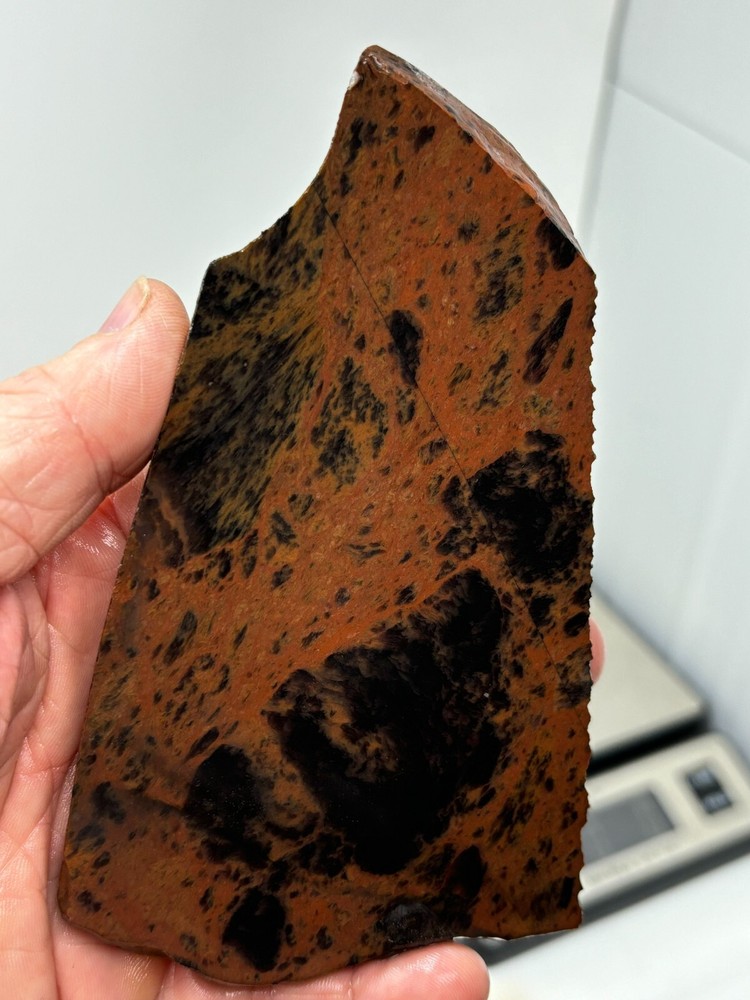 Meca Obsidian aka Mahogany Slab Lapidary Cabbing Knapping Combo ship