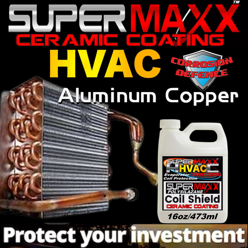 HVAC COIL CLEANER CERAMIC COATING PROTECTION FOR BETTER EFFICIENCY 16-OUNCE