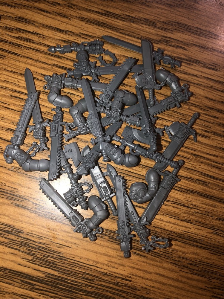 Warhammer 40k Massive Black Templars Bits Lot (b28)
