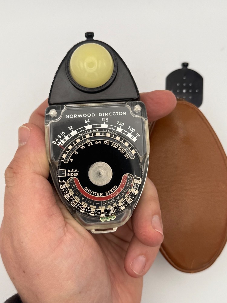 Norwood Model C Film Exposure Light Meter WORKING with Case