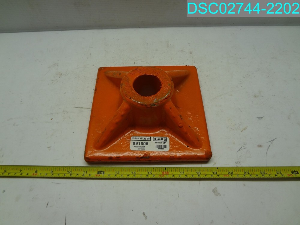 BRUNNER & LAY B91608 8" DIRT compaction tool