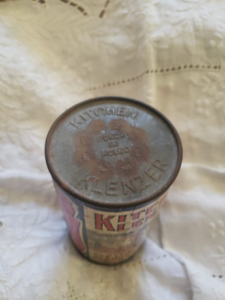 Kitchen Klenzer Tin, With Giveaway Premium Notepad, Fitzpatrick Bros, Chicago