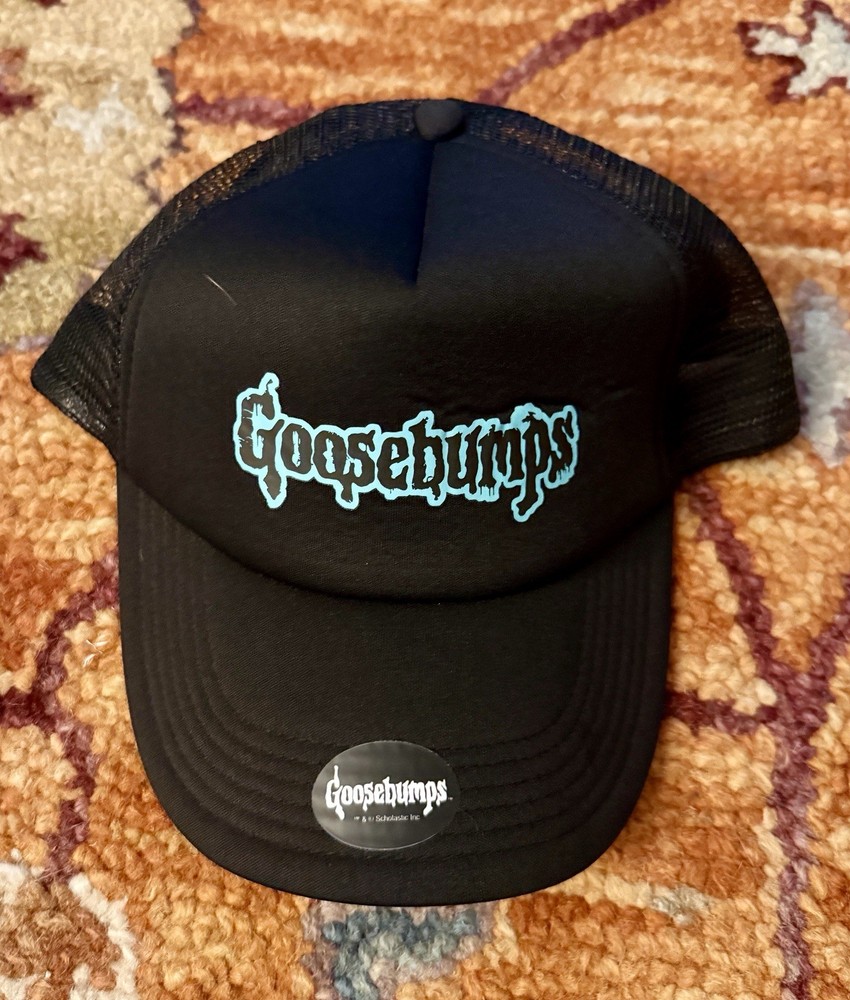 New Goosebumps Logo Black Baseball Cap - New W/ Tags