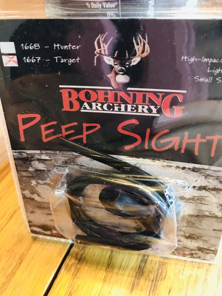 Ship N 24 Hours. Bohning Archery Peep Sight. 9016