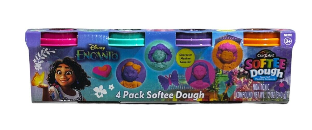 Cra-Z-Art Disney Encanto 4 Pack Softee Dough