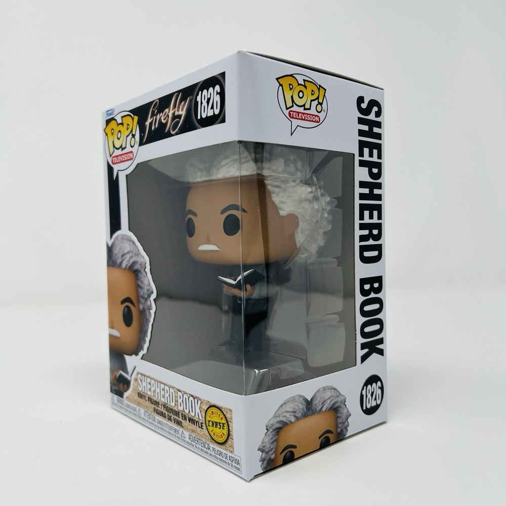 Funko POP! Television: Firefly SHEPHERD BOOK #1826 CHASE with Protector case