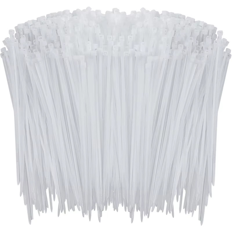 Strong nylon cable ties for bundling, fixing, self-locking, extra secure grip