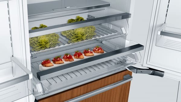 Bosch Benchmark Series B36IT905NP 36" Built-In Smart Panel Ready Refrigerator