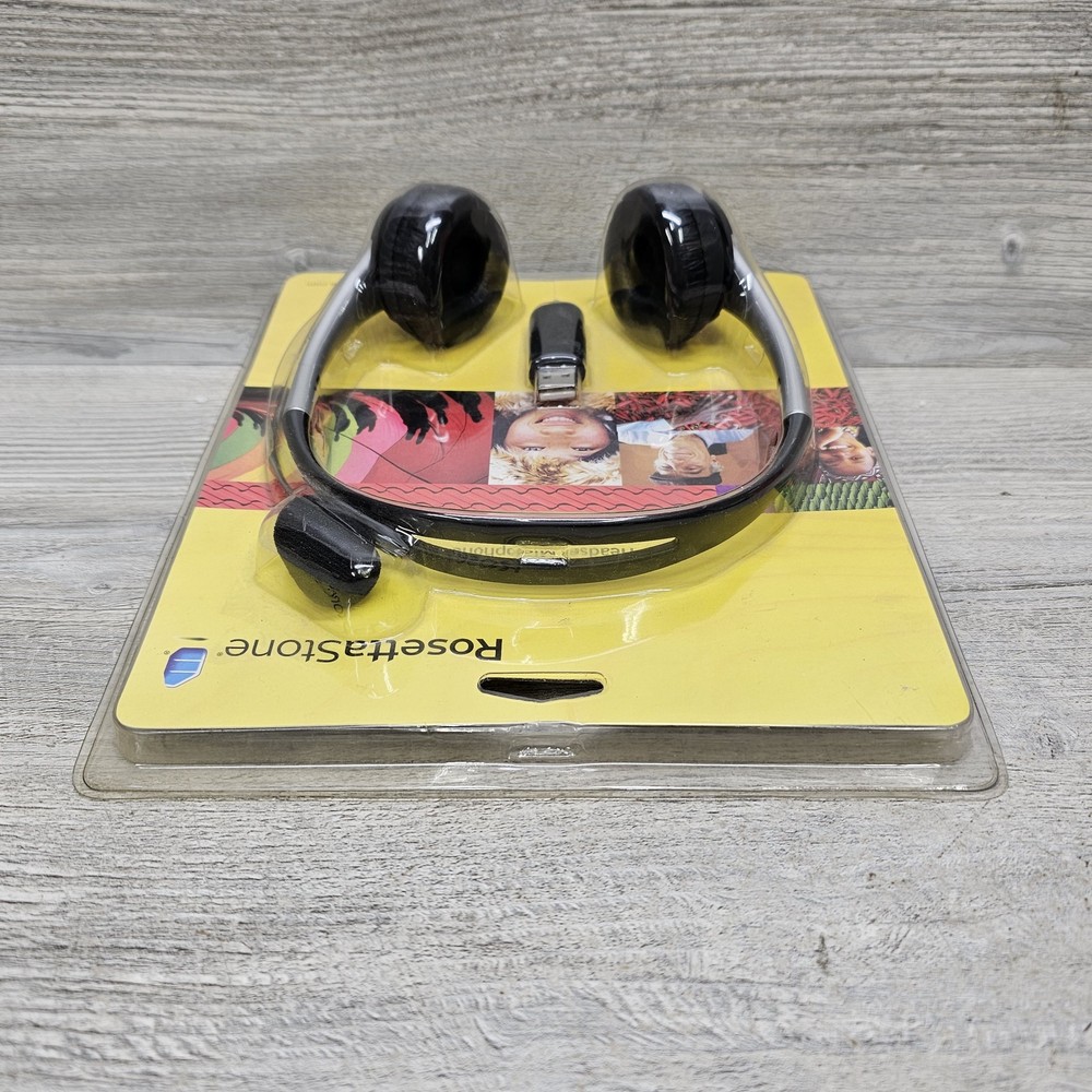 Rosetta Stone USB Headset with Microphone for Language Learning Software