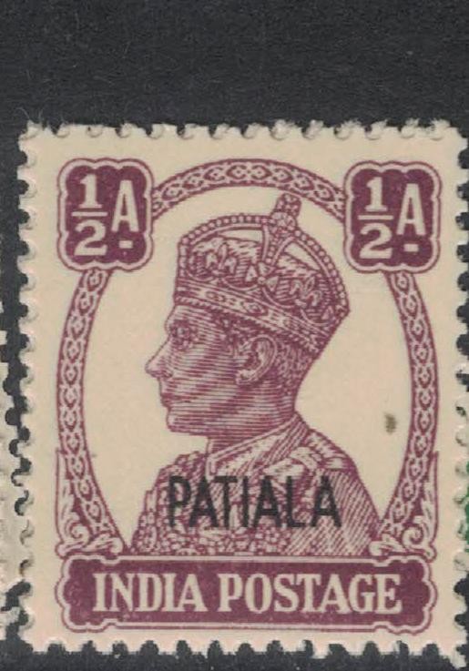 India Patiala SG 104 MNH (7fub)