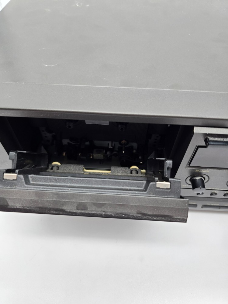 Technics RS-TR232 Stereo Double Cassette Deck HX Pro Black (See Description)