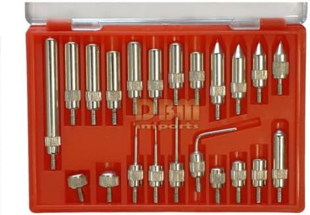 22 PC Dial Digital Indicator Point Set End Tip Kit Machinist Tool