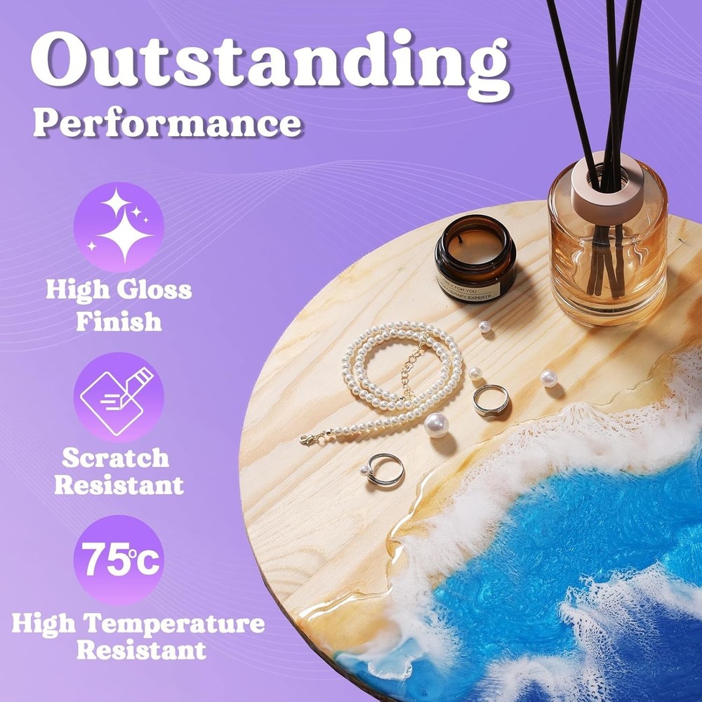 Ultra-Clear Epoxy Resin - Bubble Free Formula