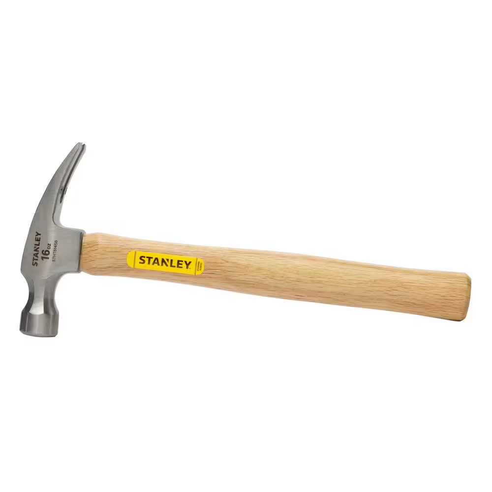 16 Oz. Claw Hammer with Wood Handle