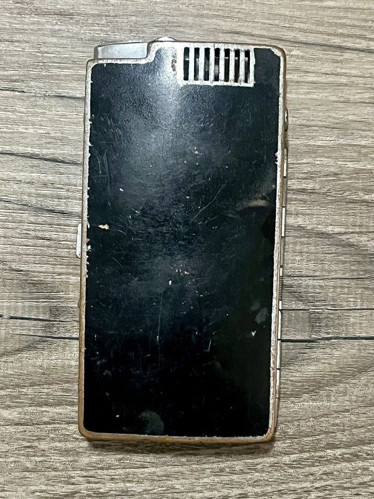 Vintage Ronson Art Deco Cigarette Case & Lighter Combination Initials ECW