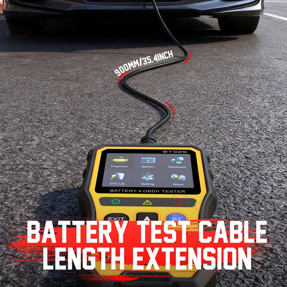 Check Engine Transmission ABS SRS Code Reader OBD2 Scanner Car Diagnostic Tool