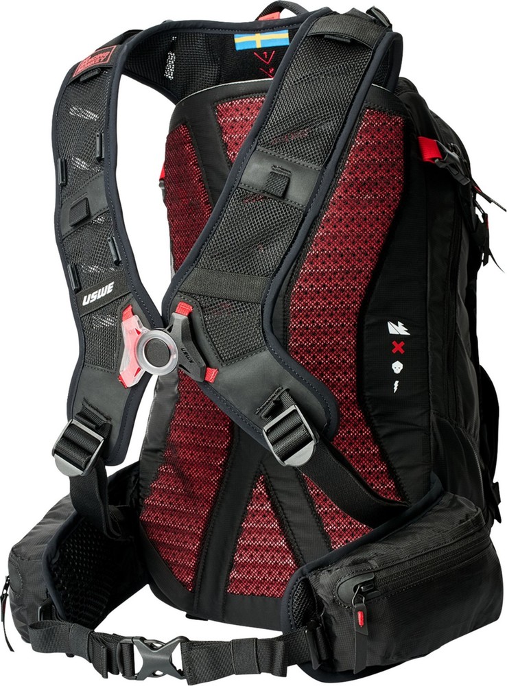 USWE 18L Day Zippered Backpack Black