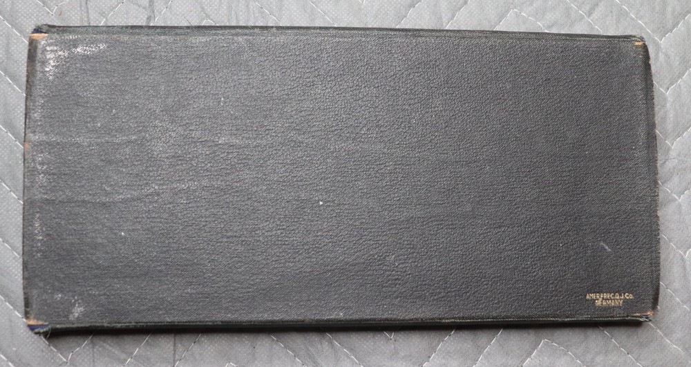 Vintage American H.F. Precision Drafting Compass Set Complete Engineer Tools