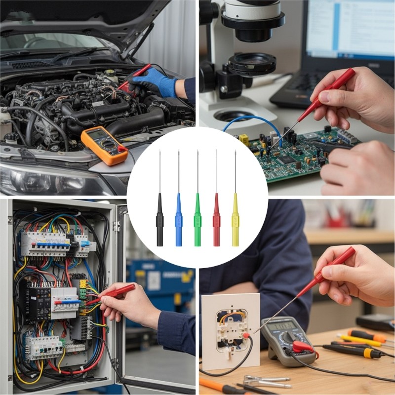 Precise Back Contact Probe PA Insulated Housing Extended Reach Circuit Testing