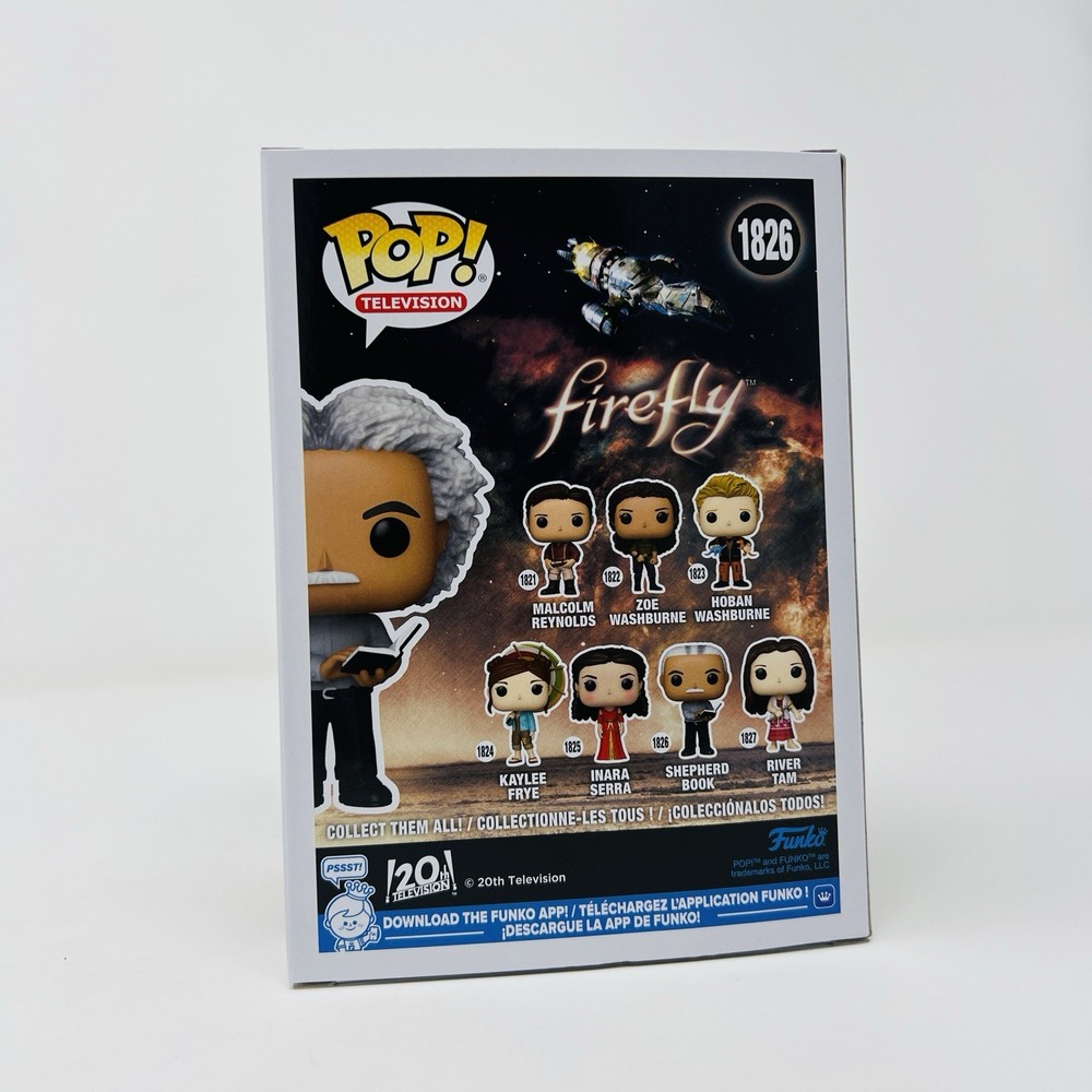 Funko POP! Television: Firefly SHEPHERD BOOK #1826 CHASE with Protector case