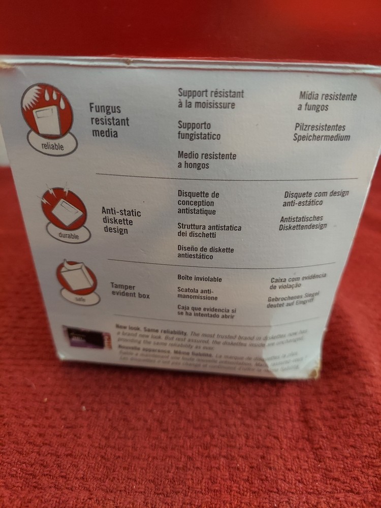 Imation Neon Diskettes 24 Pack IBM 2HD 3.5" OPEN BOX (T8)
