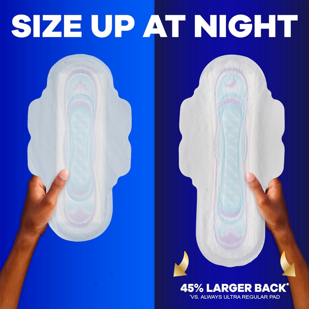 Ultra Thin Pads with Wings, Size 1, Regular, 46 Count