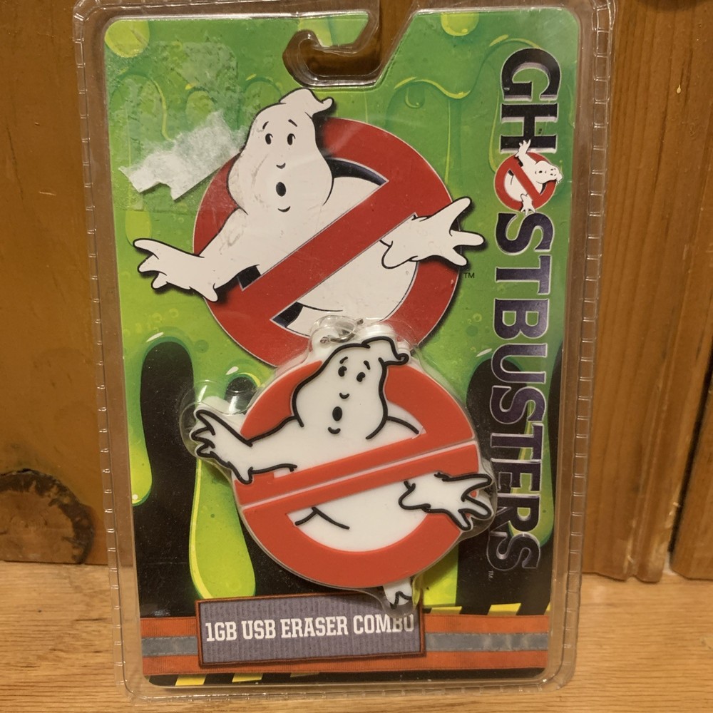 Ghostbuster 1GB USB Eraser Combo In Original Packaging Unopened