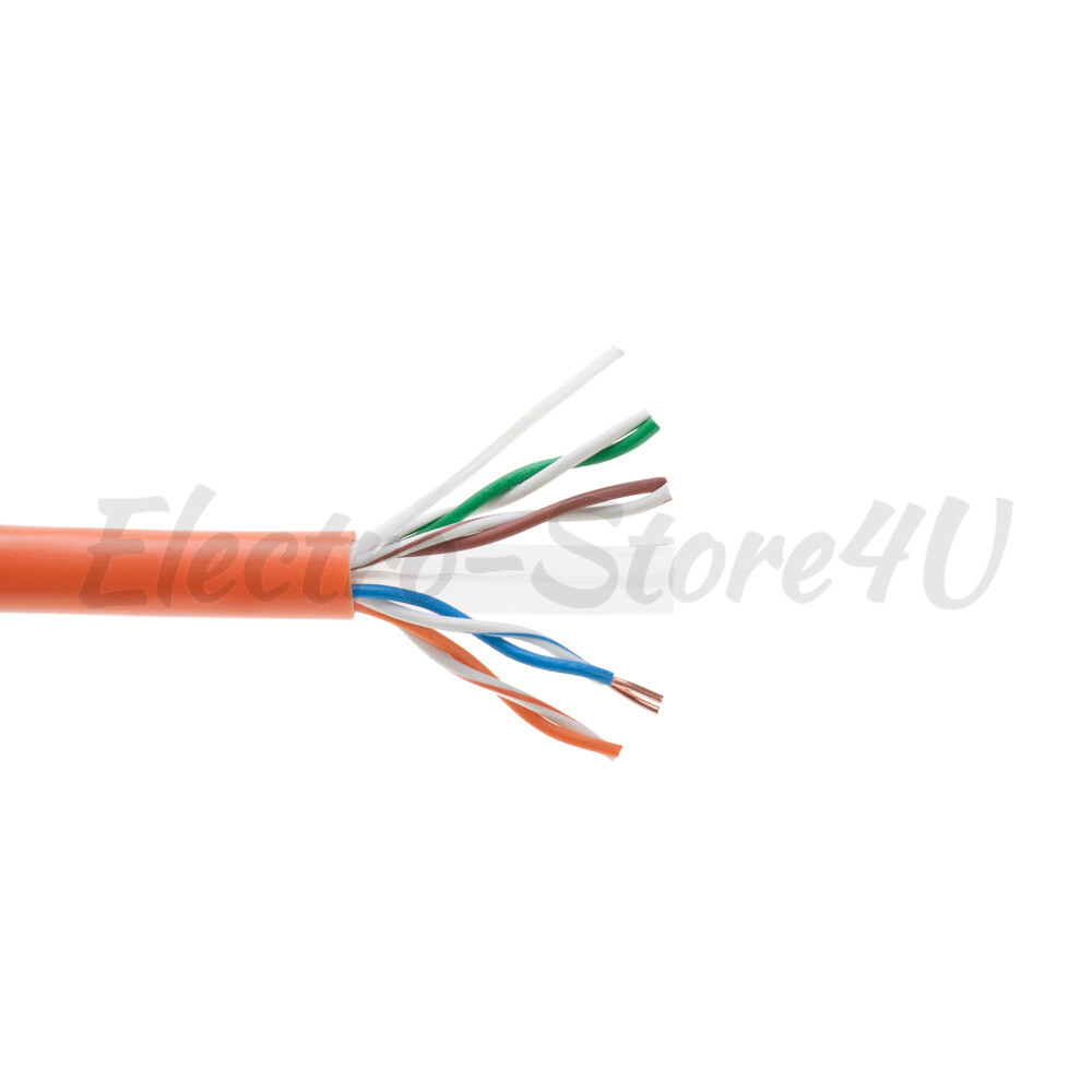 500ft CAT5e CAT6 UTP Bulk Ethernet Cable Solid Network Wire RJ45 LAN CAT5