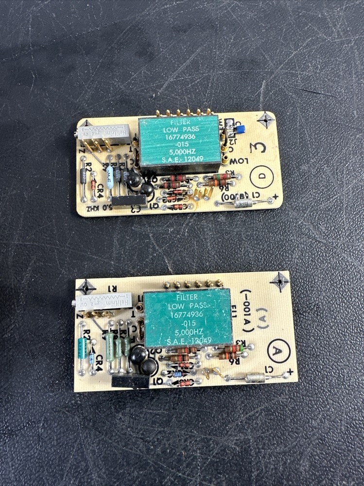 Filter Low Pass 16774936 -015 5000HZ . SAE 12049 (2total)