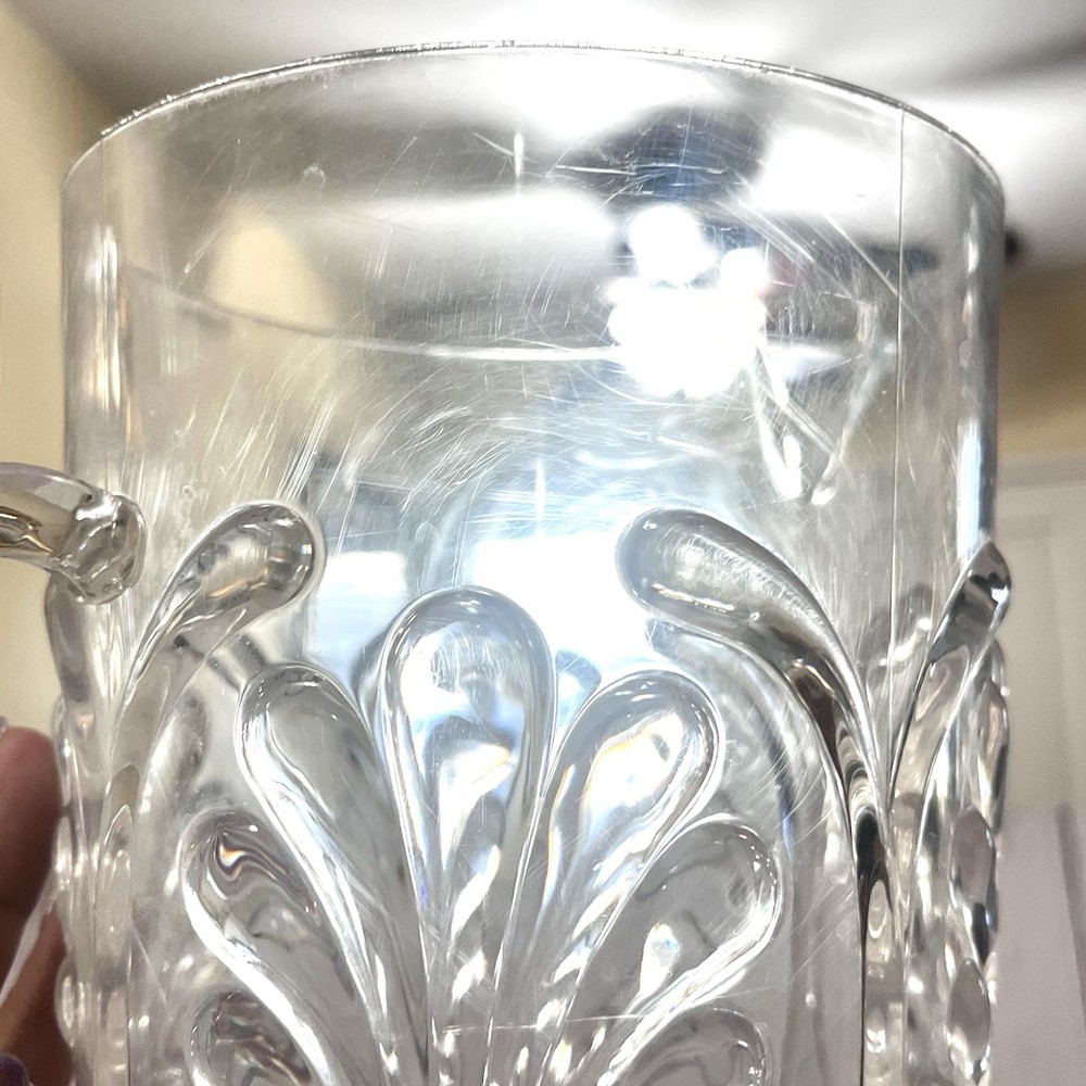Le Cadeaux Fleur Acrylic Clear Pitcher without Lid 84 oz