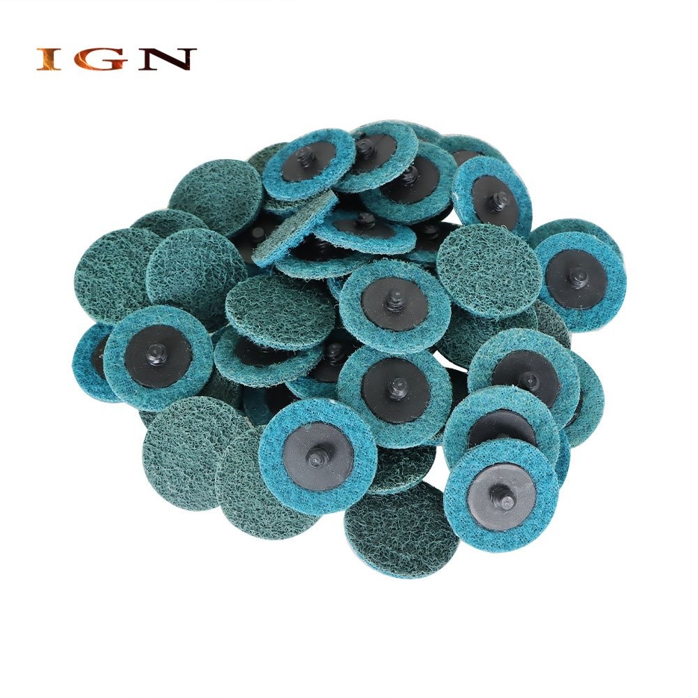 50 Pieces Fine Surface Conditioning Discs 2" Roll Lock Die Grinder Sanding Pads