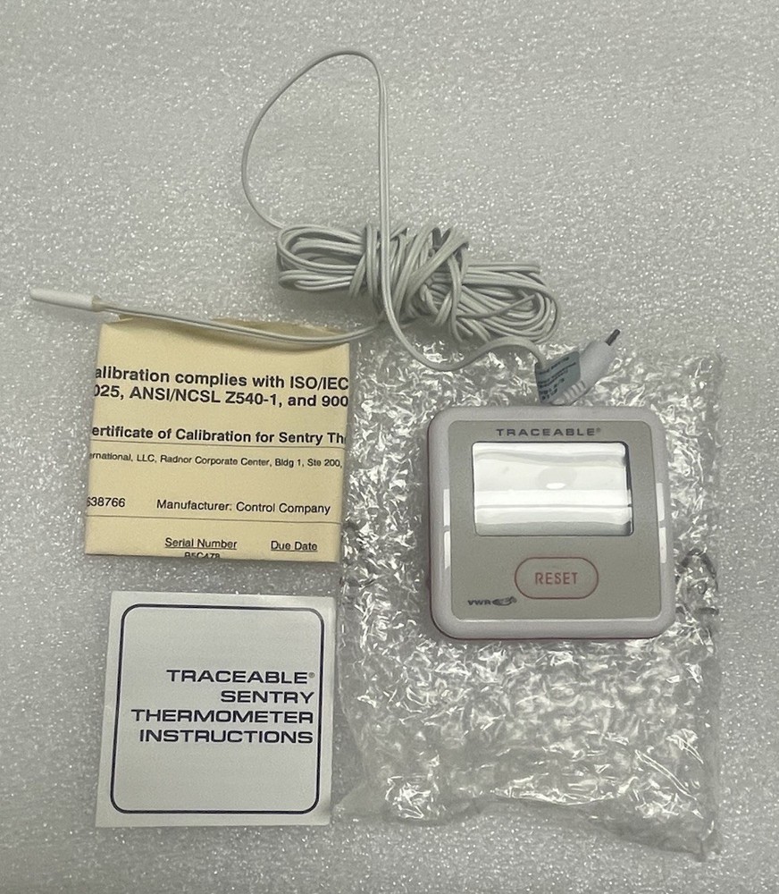 VWR 61161-289 Traceable Sentry Minimum/Maximum Memory Thermometers
