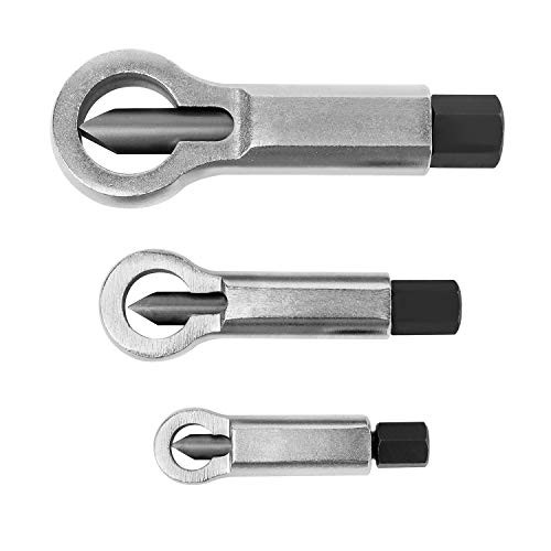 3 Set Nut Screw Splitter Set Nut Remover Tools, Nut Splitter Cracker, Rusted