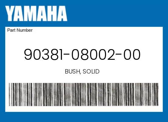 Yamaha Genuine Bush, Solid - 90381-08002-00