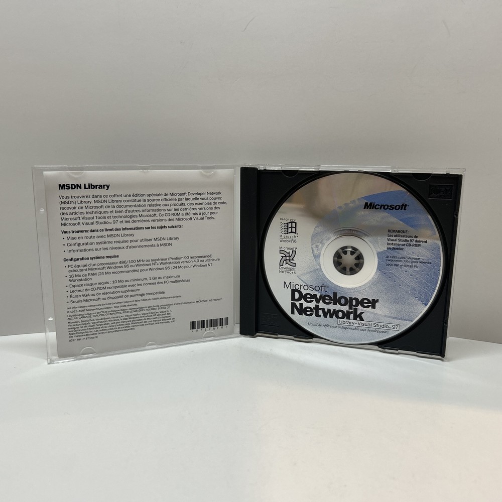 Microsoft Developer Network Library Visual Studio 97 Special Edition - French
