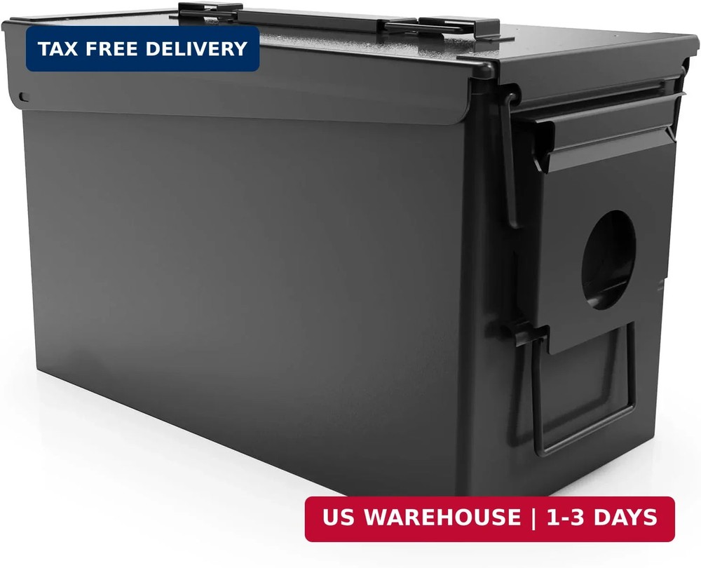 HARDROCK Metal Ammo Can, Ammo Box