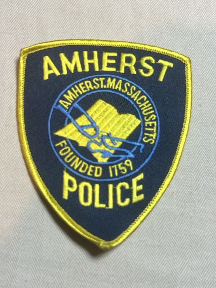 Amherst MA Police Shoulder Patch Massachusetts