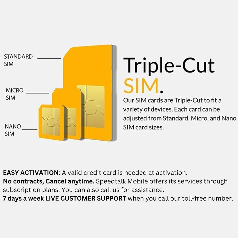 Versatile Prepaid SIM for 5G GPS Tracking: 50 mins Talk, 100 SMS, IoT Ready