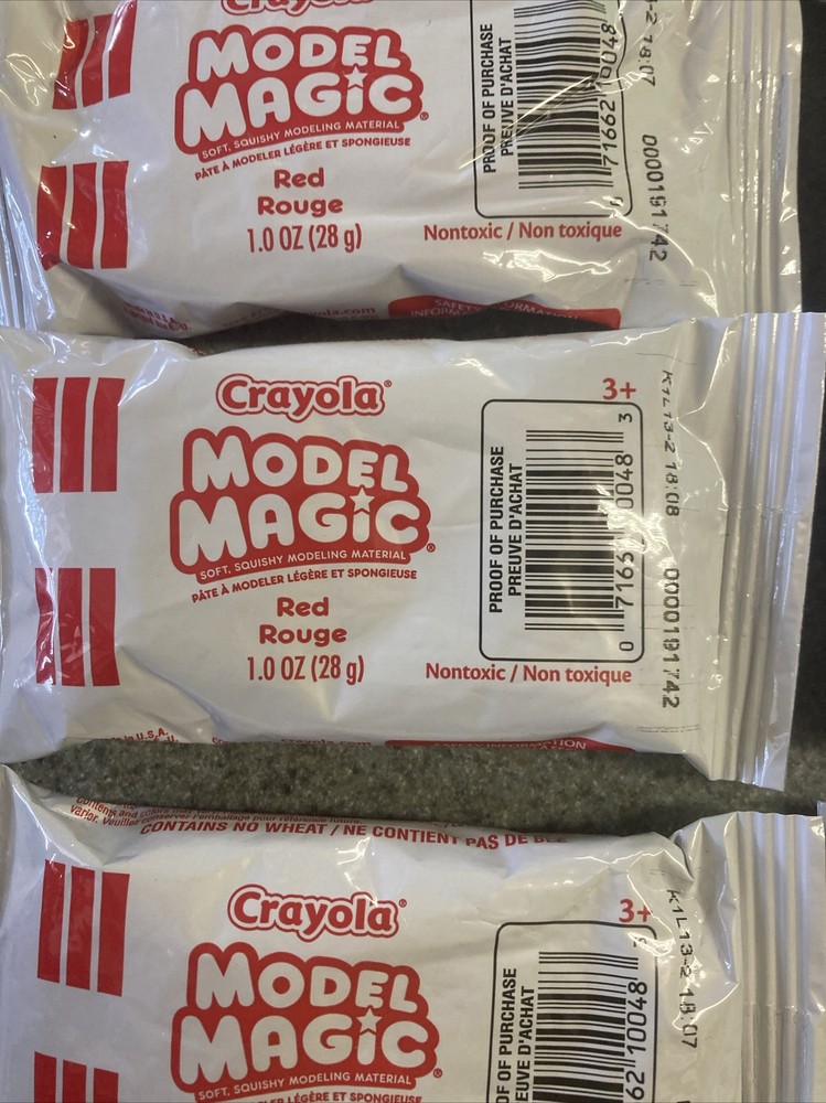 10 Pack 1oz Red Crayola Model Magic