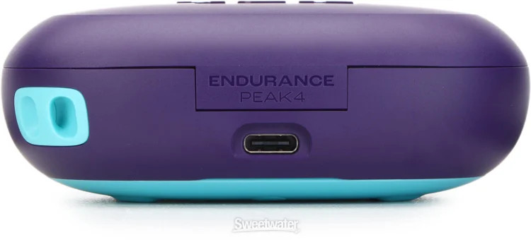 JBL Endurance Peak 4 True Wireless Earbuds - Purple